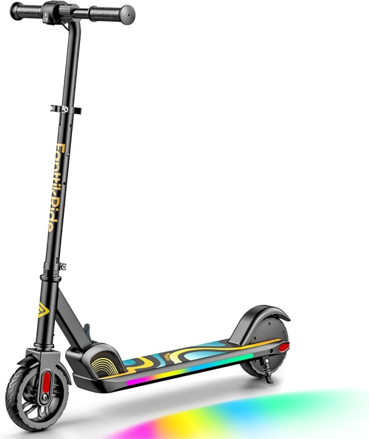 FanttikRide C9 Pro Kids Electric Scooter Ages 8-12, Colorful Rainbow Lights, E-S...
