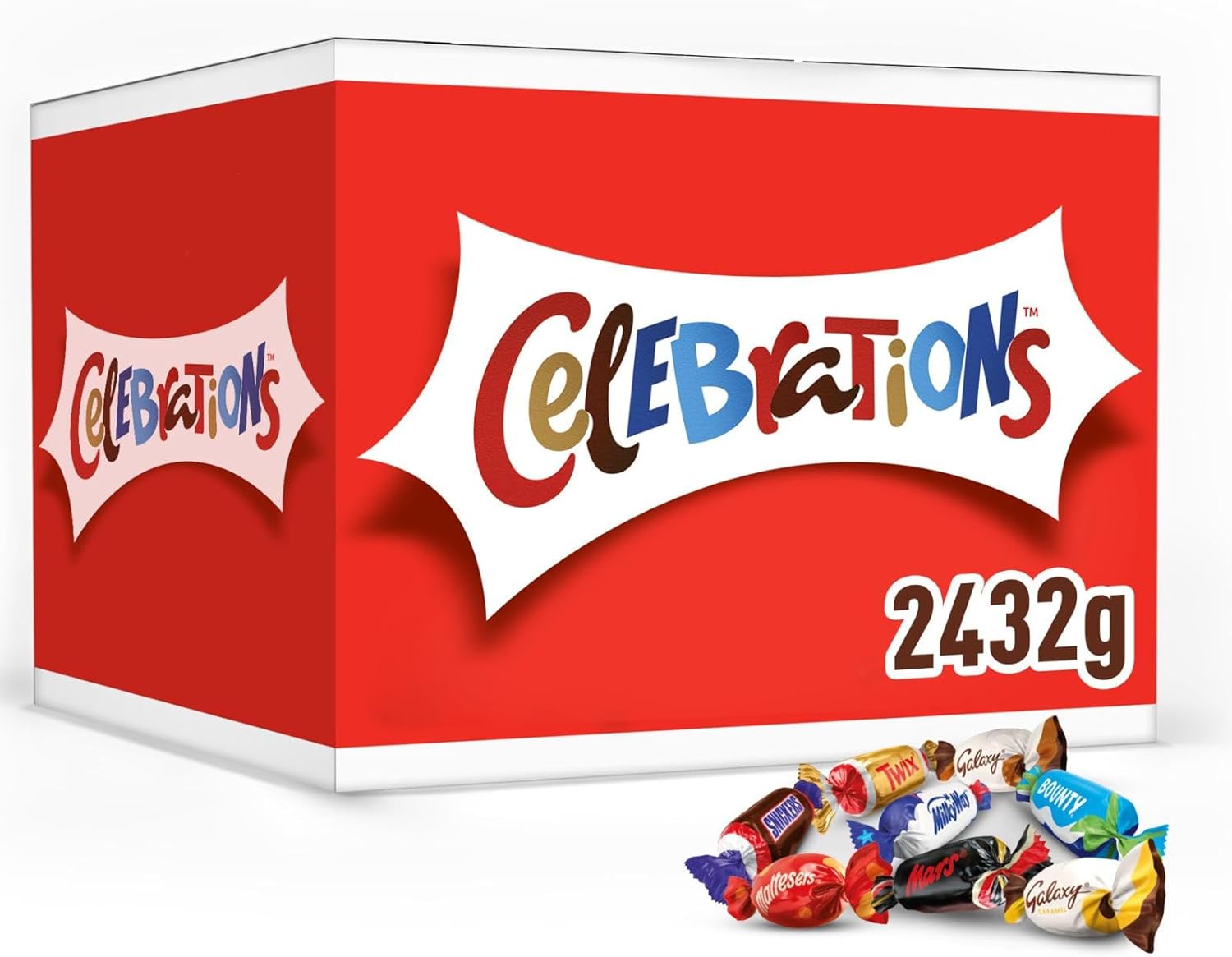 Celebrations Bulk Chocolate Box, 2.4kg, Assorted Chocolates Gift Box with Mini C...