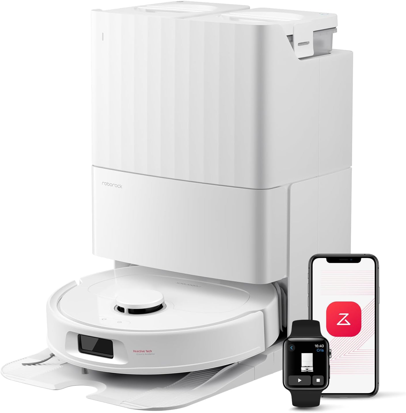 roborock Qrevo Series Robot Vacuum Cleaner with Mop, 10,000Pa Suction, Upgraded...