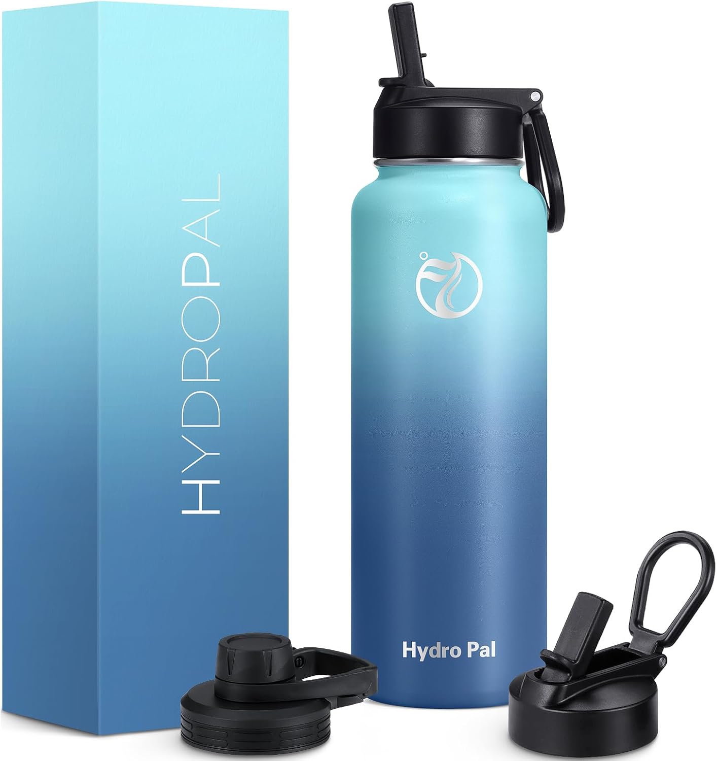 HydroPal Vacuum Insulated Stainless Steel Water Bottle, Special Water Bottle wit...
