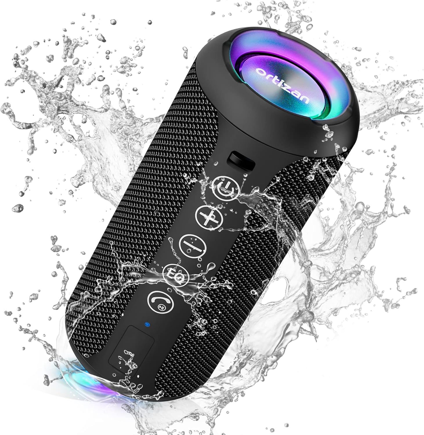 Ortizan Portable Bluetooth Speaker x Stocking Stuffers: IPX7 Waterproof, Wireles...