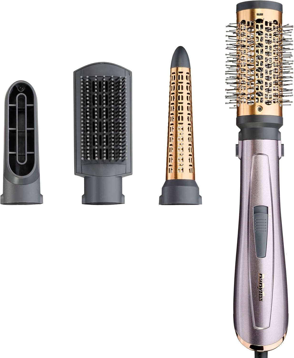 BaByliss Air Styler 1000W - All in One Hair Dryer Brush, Volumiser and Curler, A...