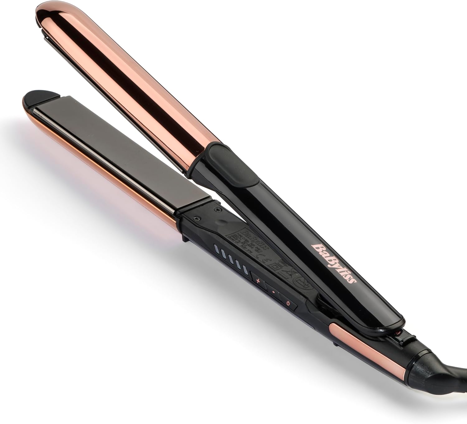 BaByliss Straight and Curl Brilliance Hair Straighteners - Curved Metal Design E...
