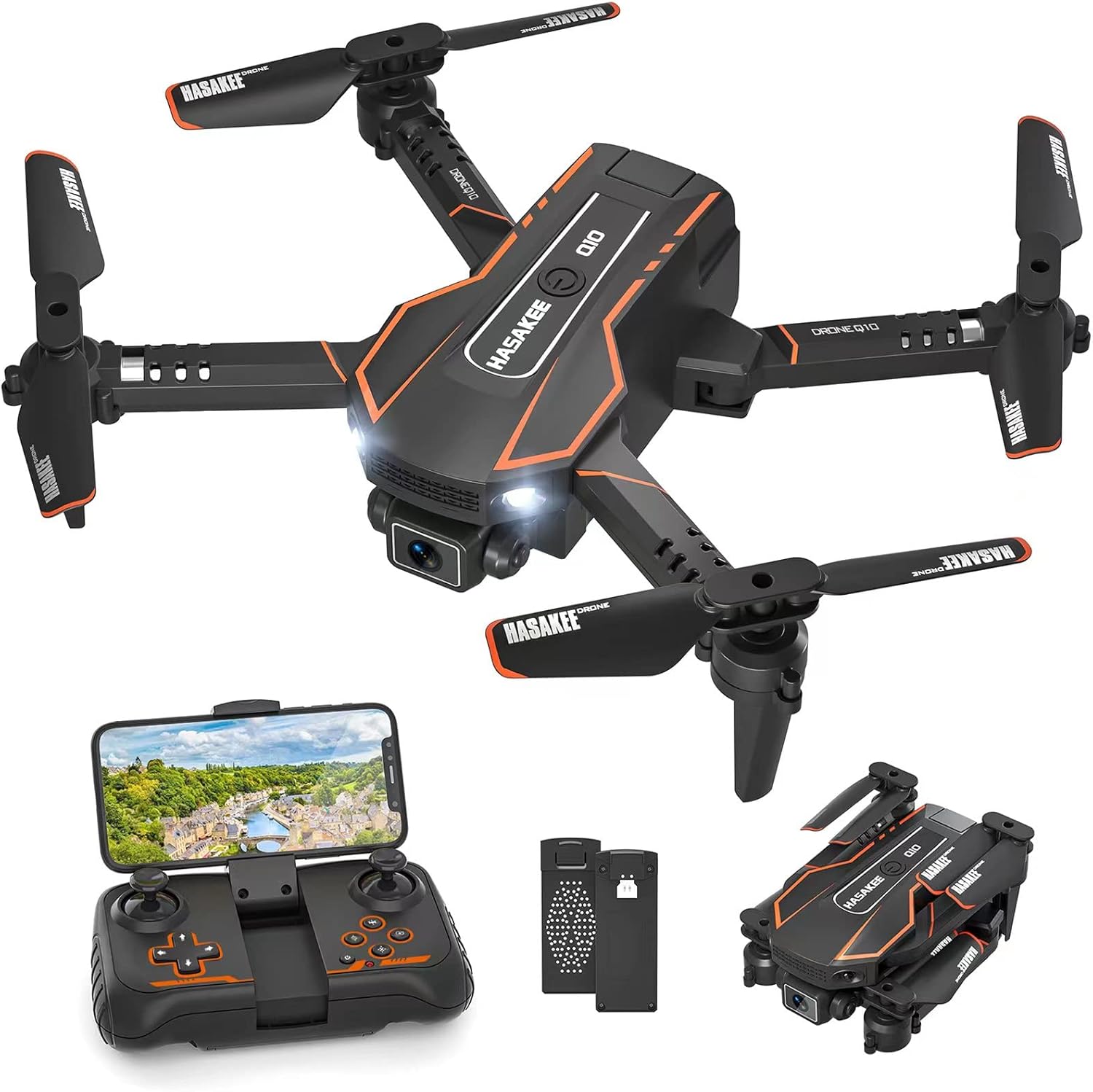 Q10 Mini Drone with Camera for Kids and Adults, 1080 HD FPV Foldable Quadcopter...