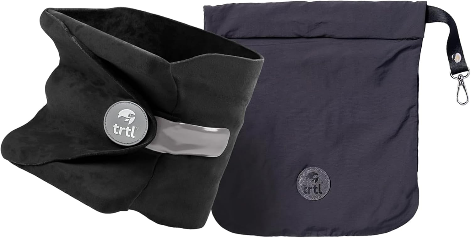trtl Pillow - Scientifically Proven Super Soft Neck Support Travel Pillow - Mach...