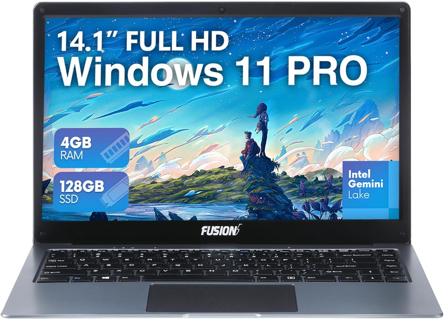 Fusion5 14.1" Full HD Windows 11 Professional Lapt...