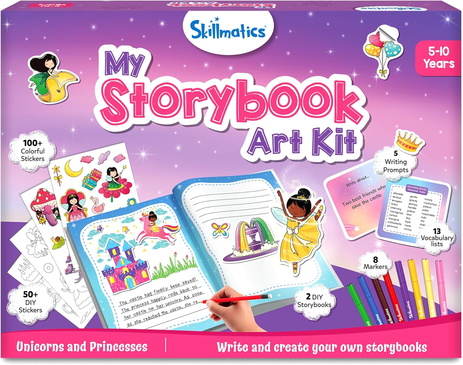 Skillmatics Storybook Art Kit - Create Fairytale Stories, DIY Craft & Writing Ki...