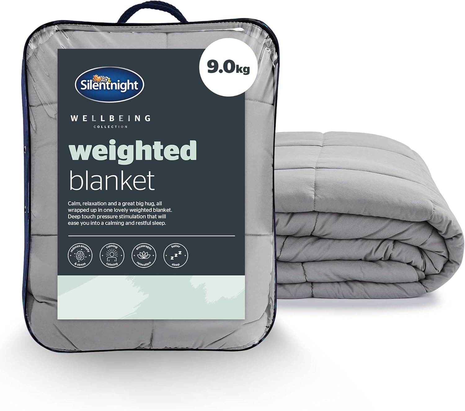 Silentnight Wellbeing Weighted Blanket - Anxiety &...