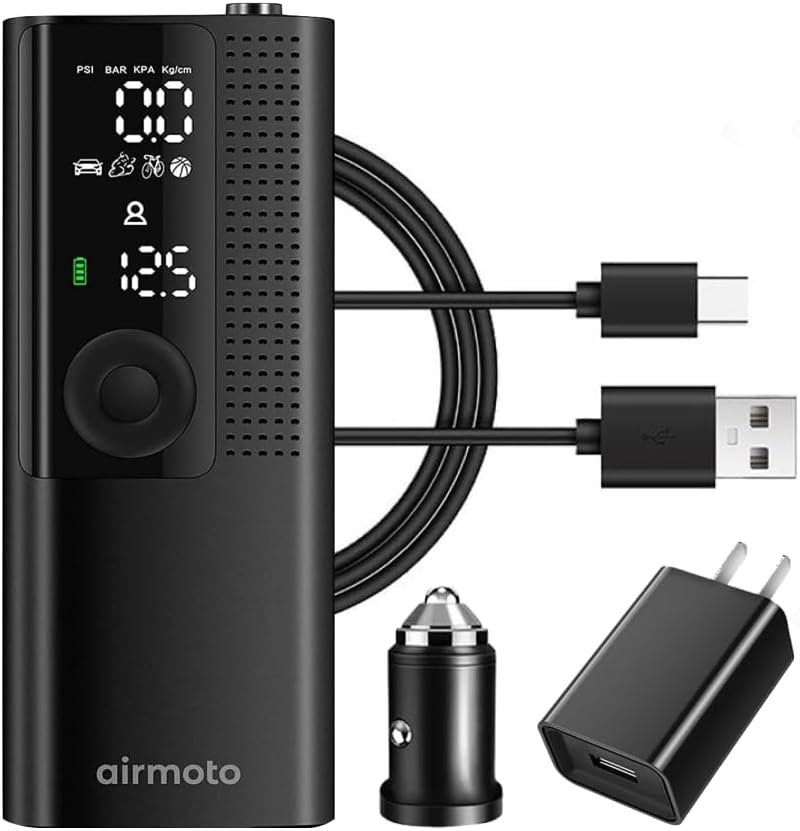 Airmoto and Power Kit Bundle Deal - 1 bundle - Tire Inflator Portable Air Compre...