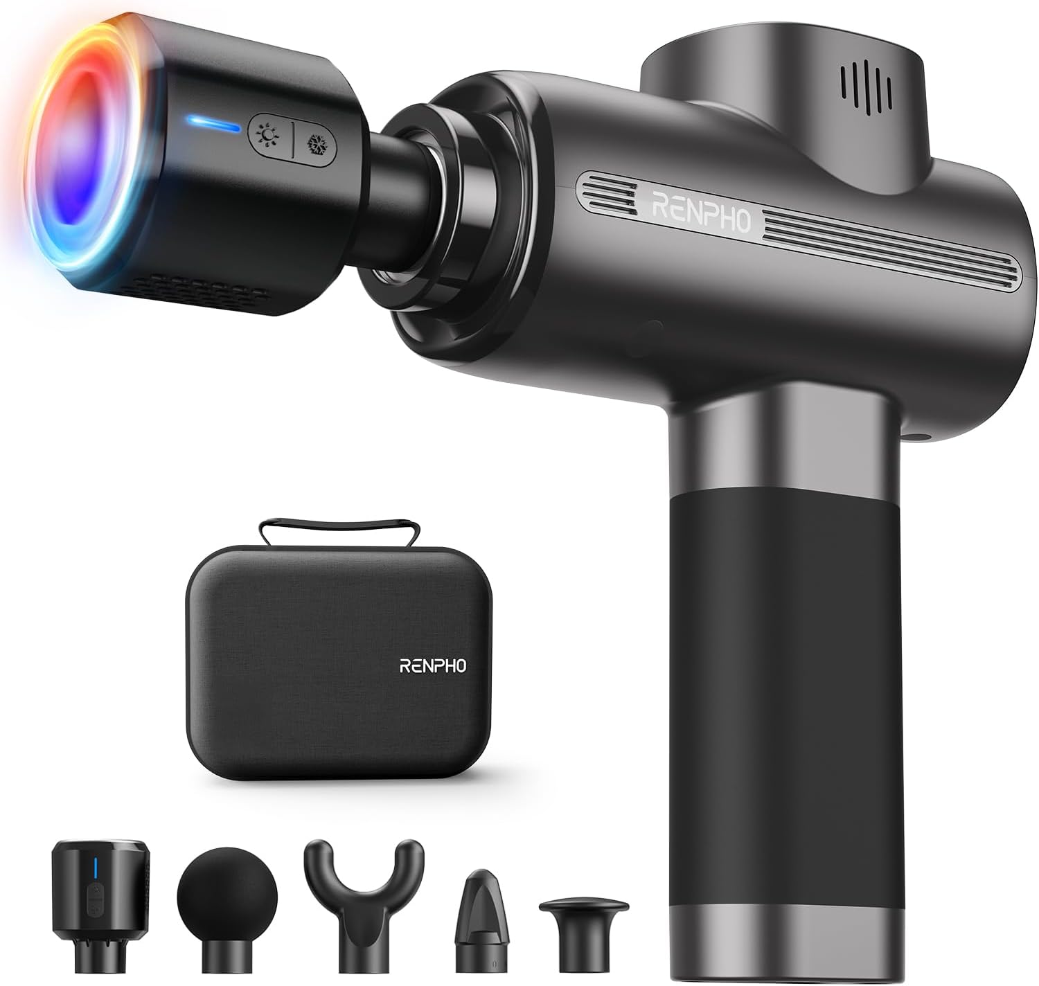 RENPHO Massage Gun Deep Tissue with Heat and Cold, Christmas Gifts, Back Massage...