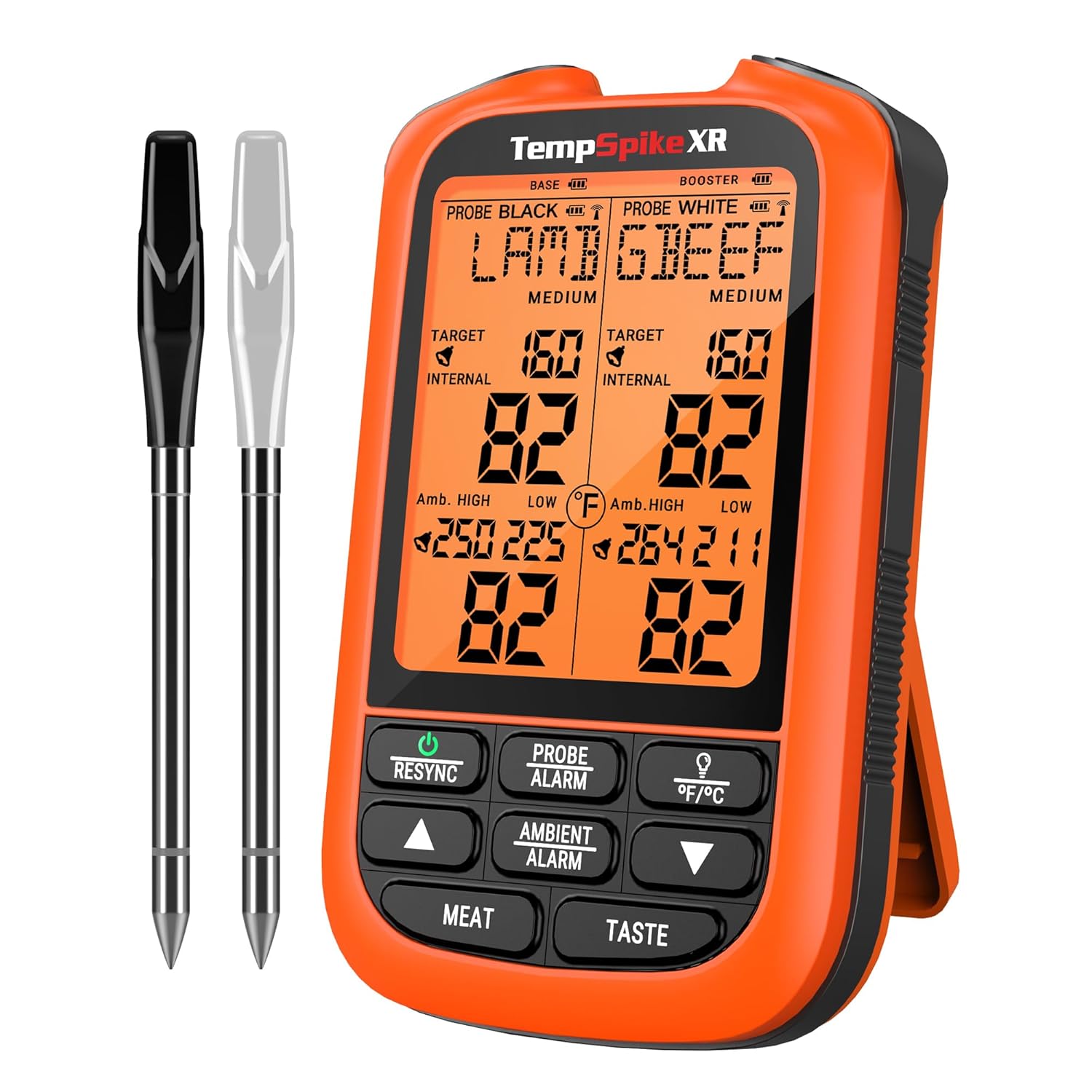 ThermoPro TempSpike 1000FT Wireless Meat Thermometer Digital with 2 Upgraded Ult...