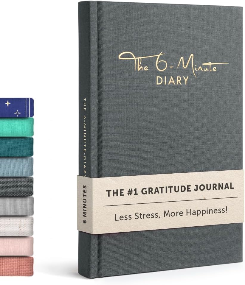 6-Minute Diary – 3-Million-Copy Bestseller Gratitude Journal for Men & Women – G...