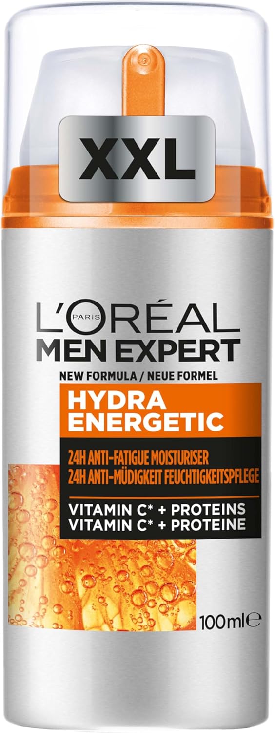 L'Oréal Men Expert Hydra Energetic XXL Moisturiser, 24H Anti-Fatigue Hydration,...