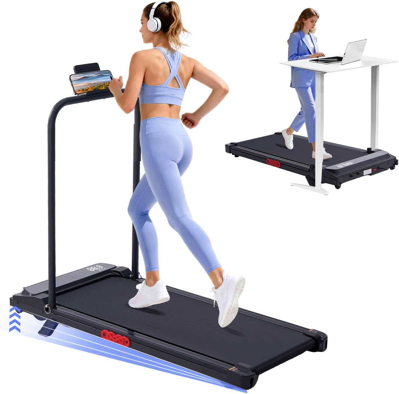 Electric Treadmills for Home with Incline, Walking...