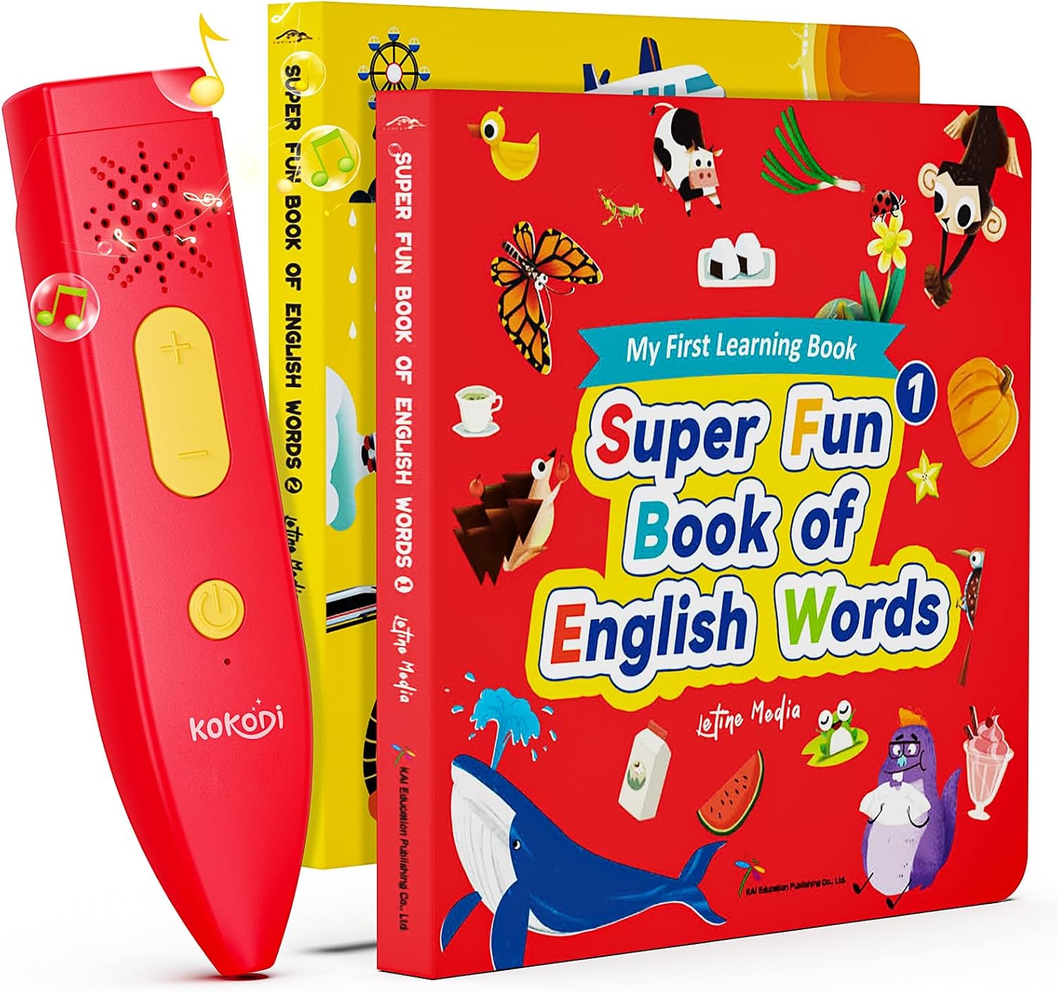 KOKODI Talking Pen Books Sets, Interactive Audio Sound Books Kids Learning Elect...