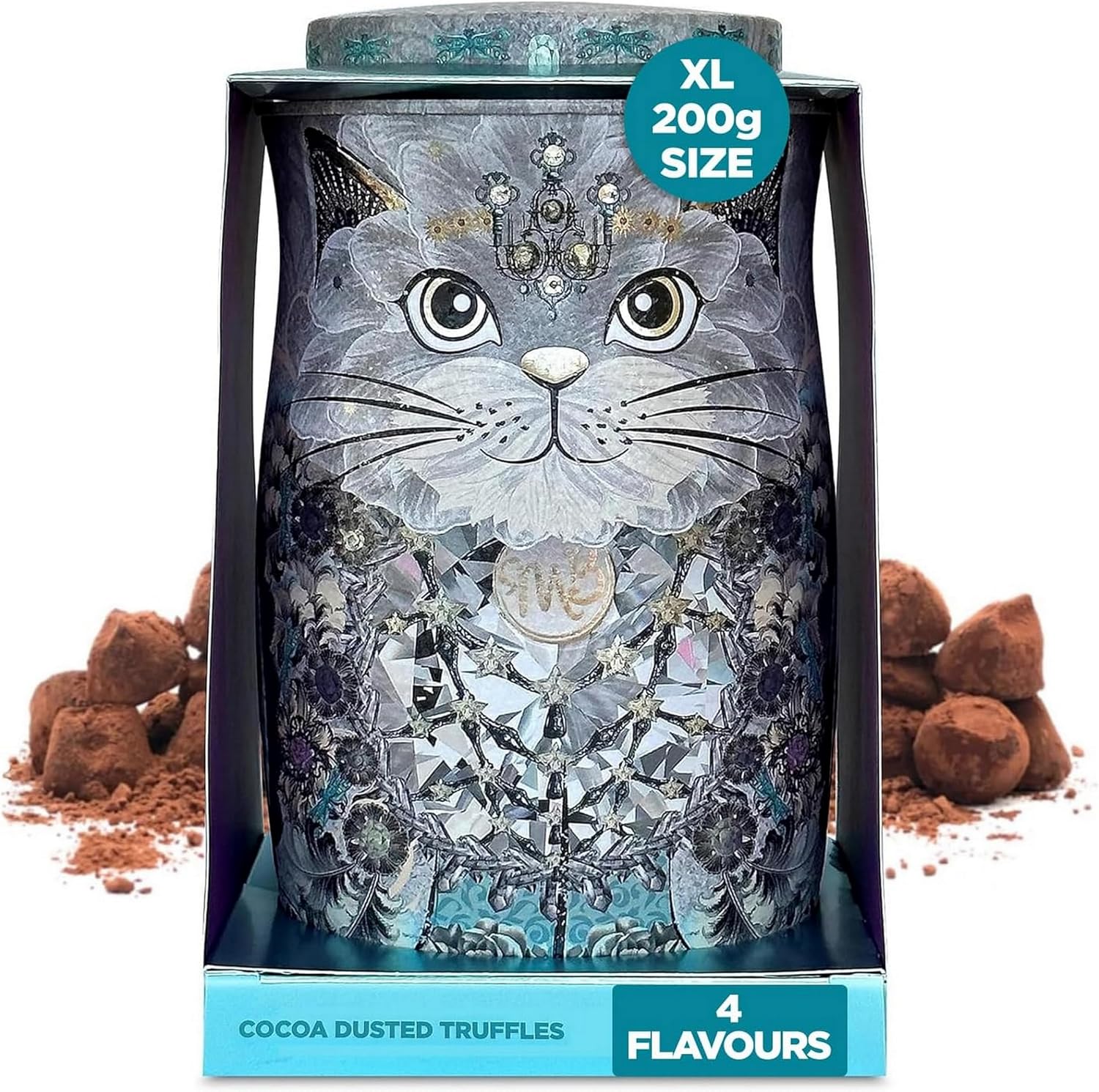 Monty Bojangles Chocolate Truffles, Exclusive Cocoa Dusted Truffles Gift Set, Lu...