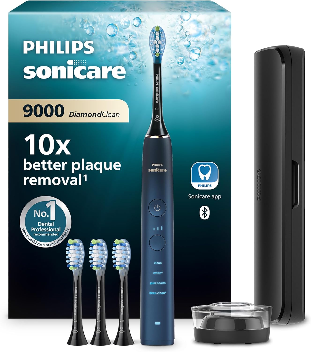 Philips Sonicare DiamondClean 9000 Electric Toothbrush, Special Edition, Sonic T...