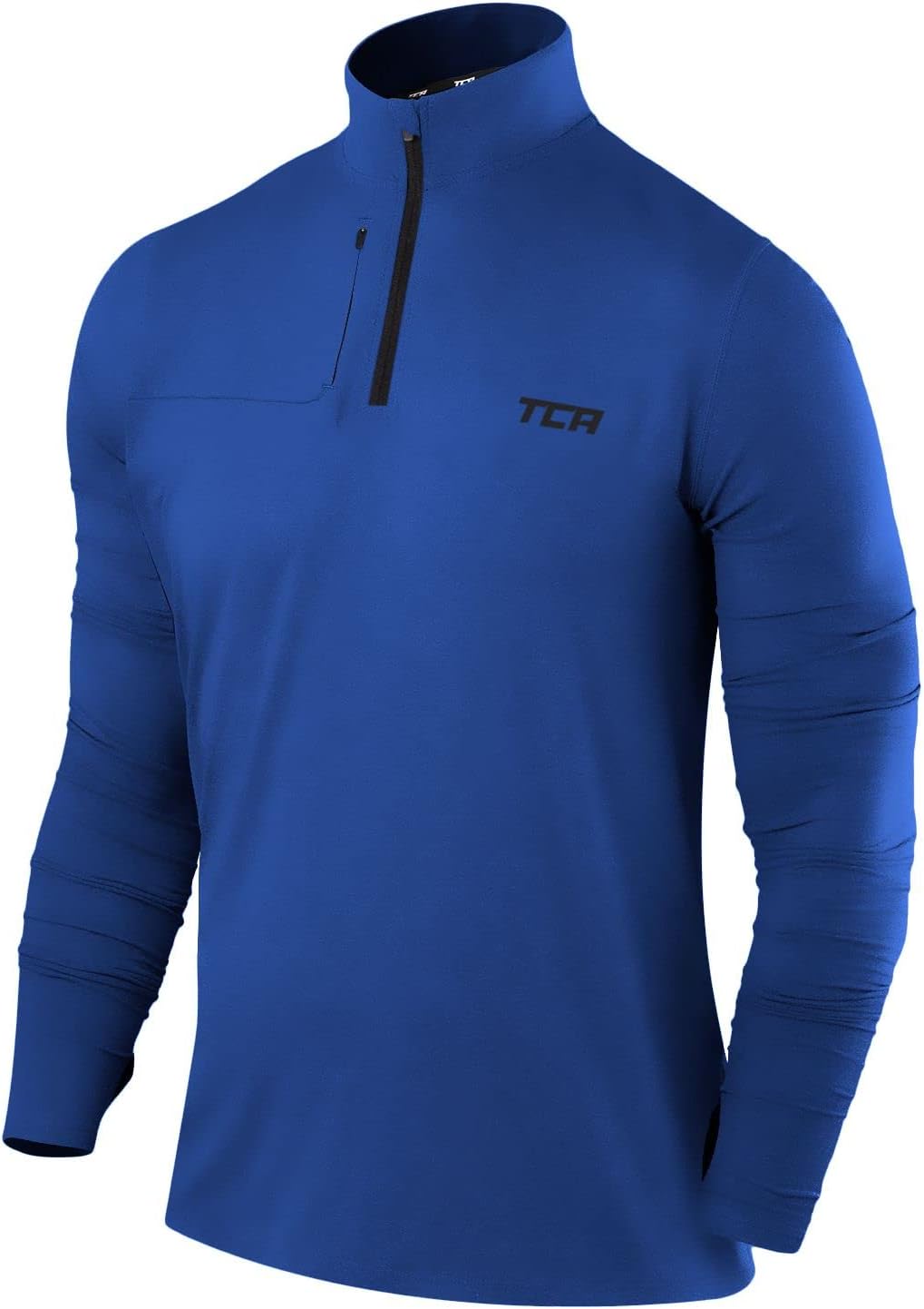 TCA Fusion Long Sleeve Running Top Men, Special Training Tops for Men, Unique Go...