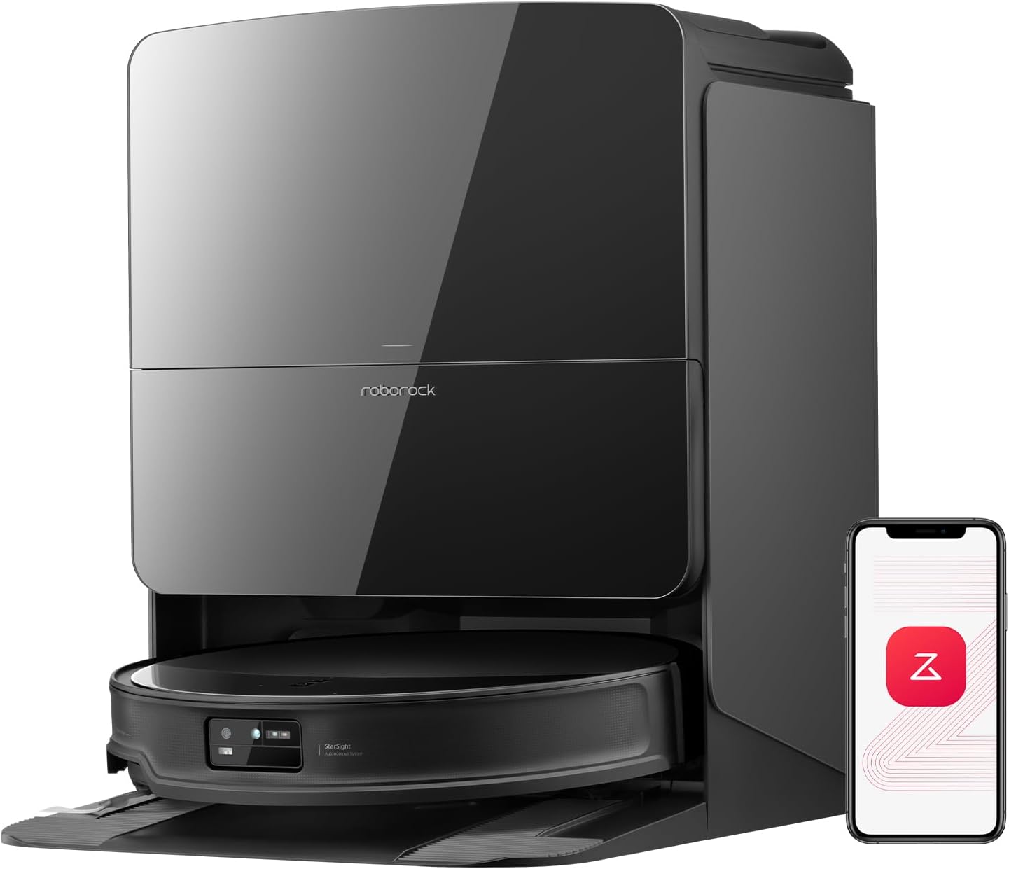 roborock Saros 10R Robot Vacuum and Mop, 22,000 Pa Suction, Zero-Tangling, 3.14’...