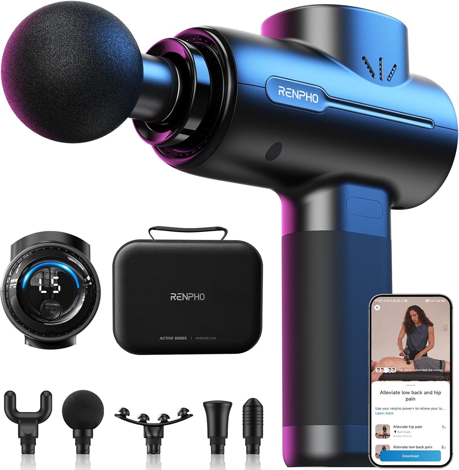 RENPHO Massage Gun Deep Tissue FSA Eligible, Christmas Birthday Gifts for Women...