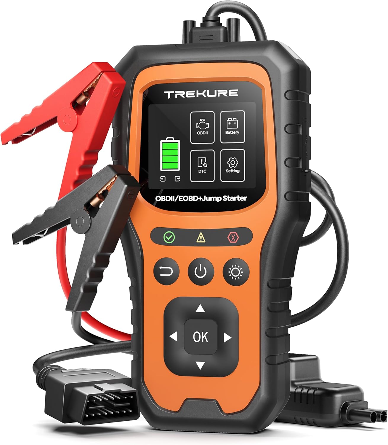 TREKURE 5000A Jump Starter Power Pack with OBD2 Scanner,12V Car Battery Booster...