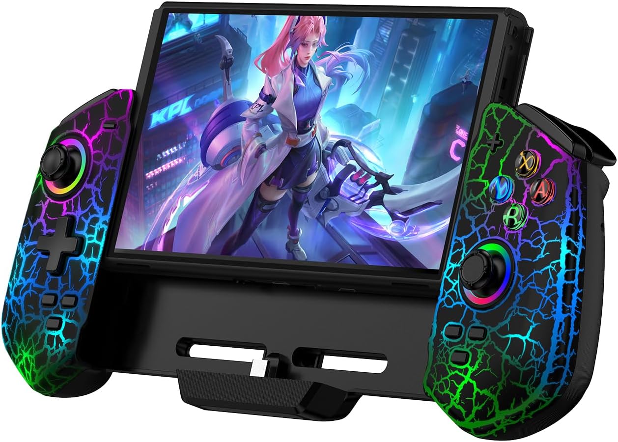 Switch Pro Controller, Unique Controller for Switch/OLED with Handheld Grip, Spe...