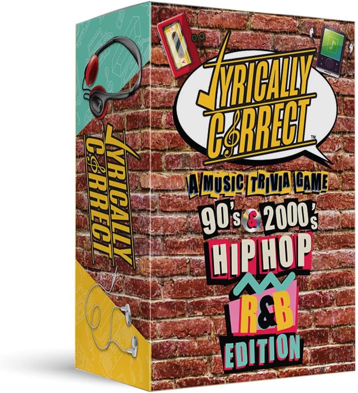 Lyrically Correct '90s & 2000s Music Trivia Card Game - Hip Hop and R&B Edition...