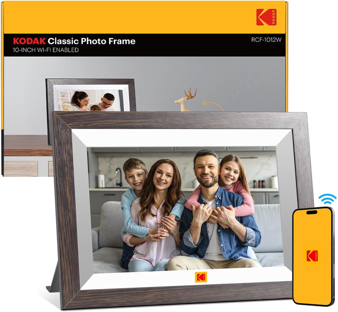 KODAK 10.1 Inch WiFi Digital Picture Frame with 32GB Storage, Electronic Smart D...