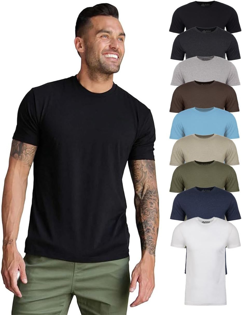 High-Quality INTO THE AM Men's T-Shirts, Special Soft Cotton Blend Crew Neck Tee...