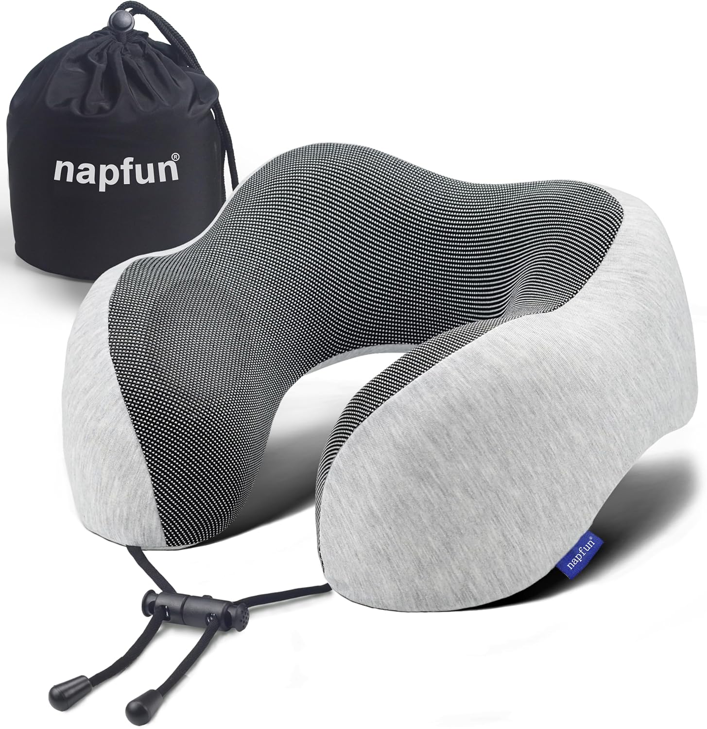 napfun Neck Pillow for Traveling, Upgraded Travel Neck Pillow for Airplane 100%...