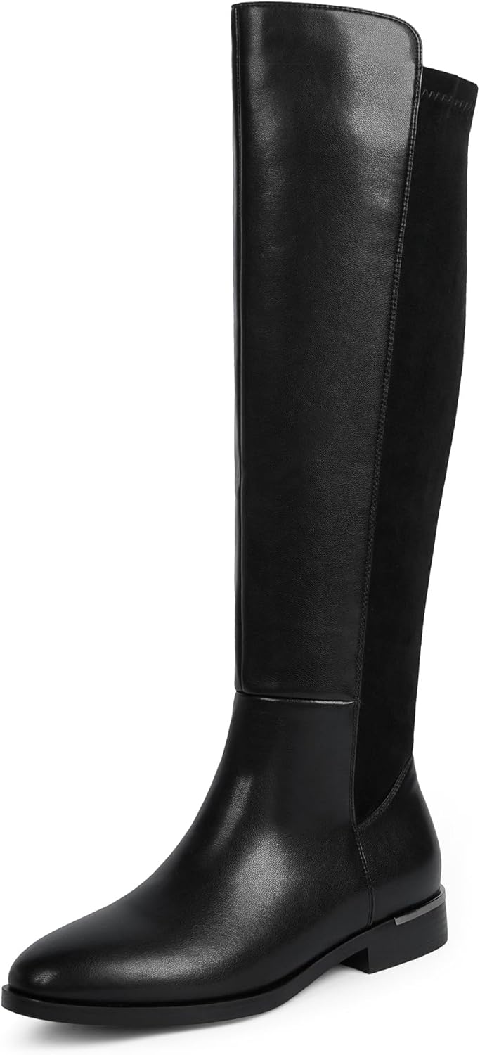 High-Quality Modatope Knee High Boots, Special Women's Flat Rounded Toe Boots, I...