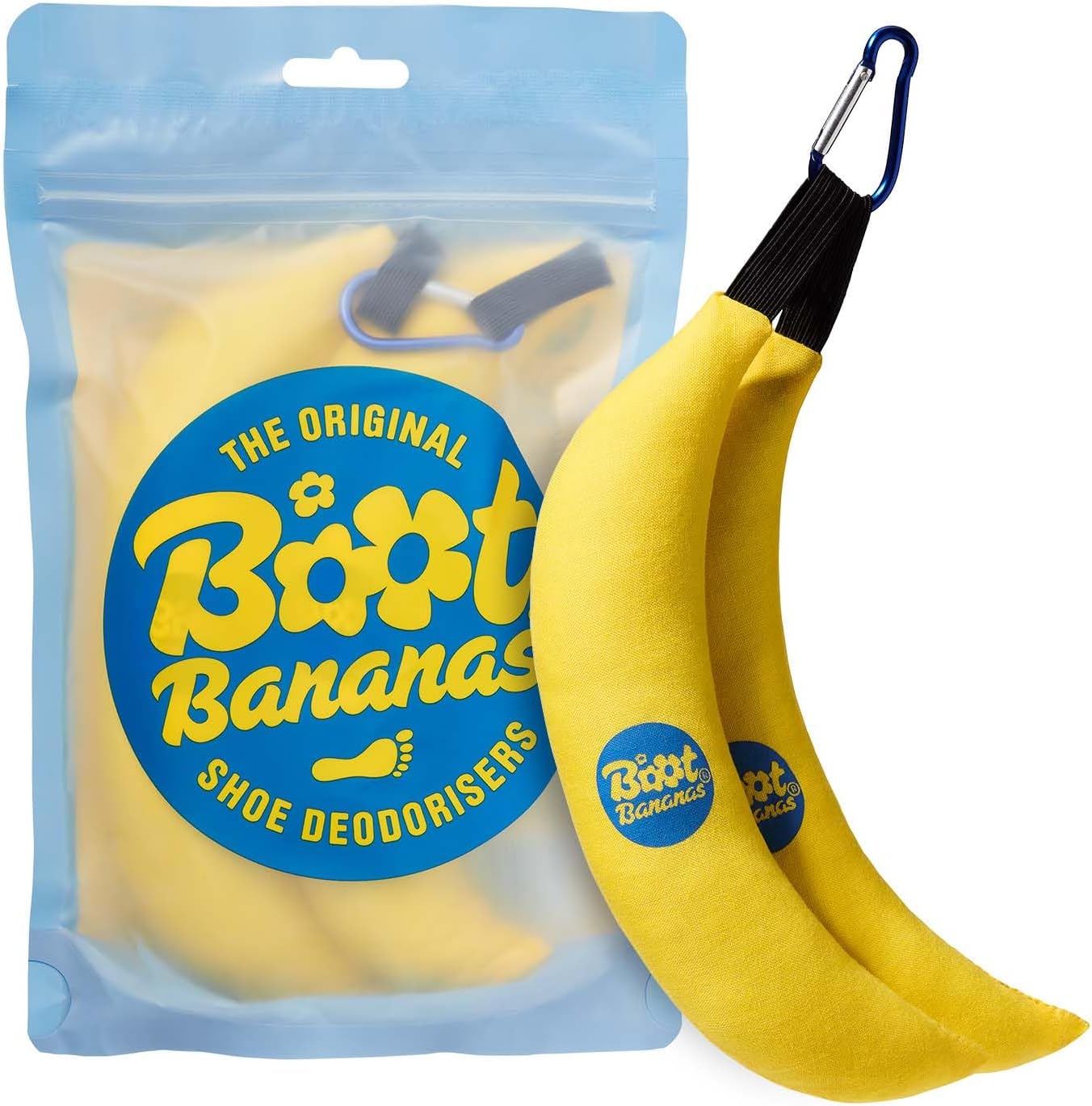 Boot Bananas Original Shoe Deodorisers – Banana-Shaped Fresheners to Fight Footw...