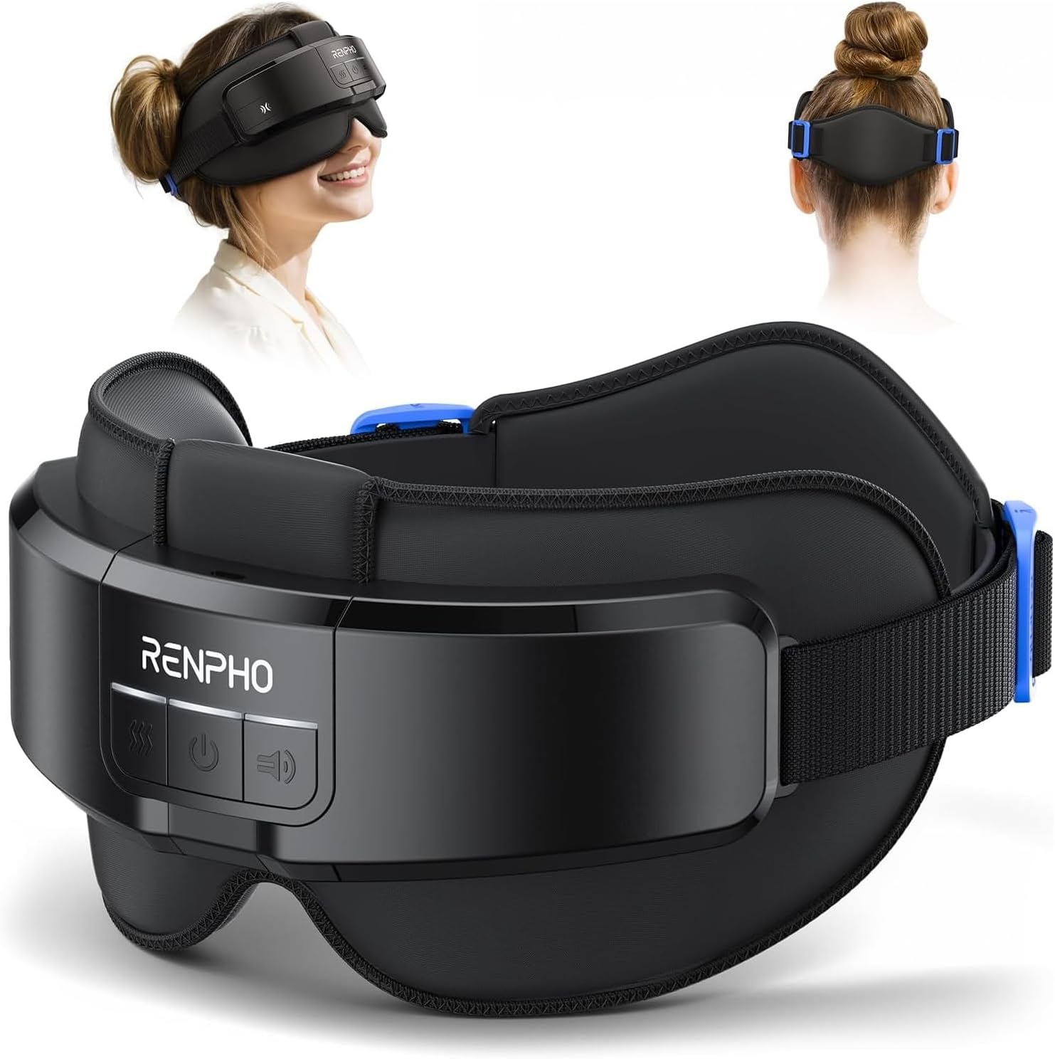 RENPHO Eyeris Masc Head & Eye Massager, FSA Eligible HSA, Christmas Gifts for Wo...