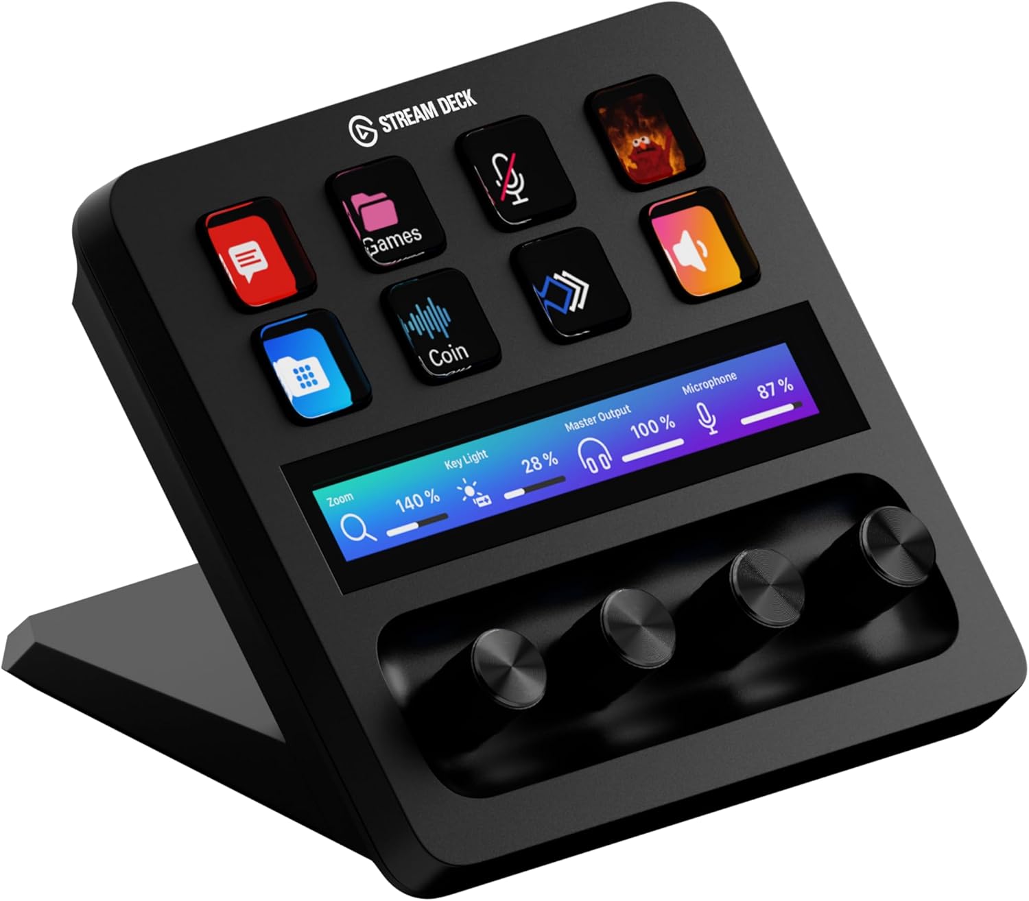 Elgato Stream Deck +, Audio Mixer, Production Console and Studio Controller for...
