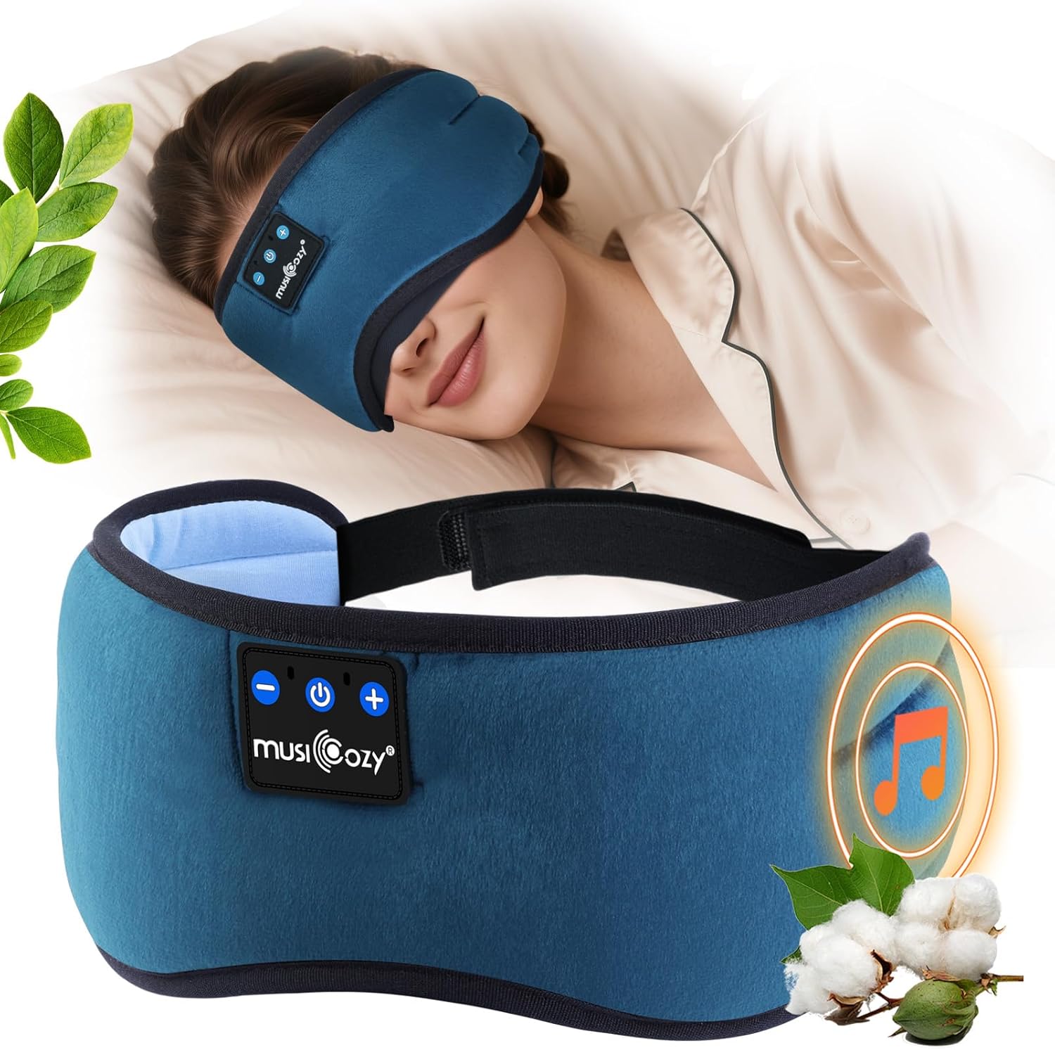 My Fav style Best MUSICOZY Bluetooth Sleep Mask, Special Sleep Headphones with 1...