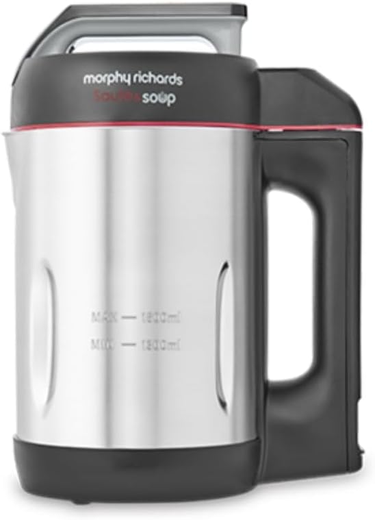 Morphy Richards 1.6L Sauté & Soup Maker, 4 Settings, Pause Function, LED Control...