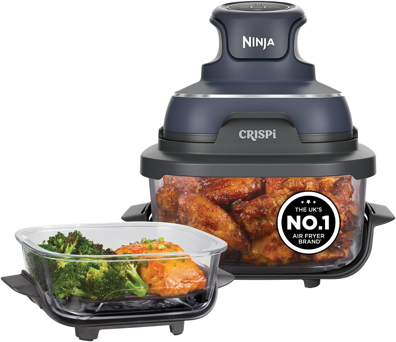 Ninja CRISPi Portable Air Fryer, Innovative Air Fryer with Space-Saving Compact...