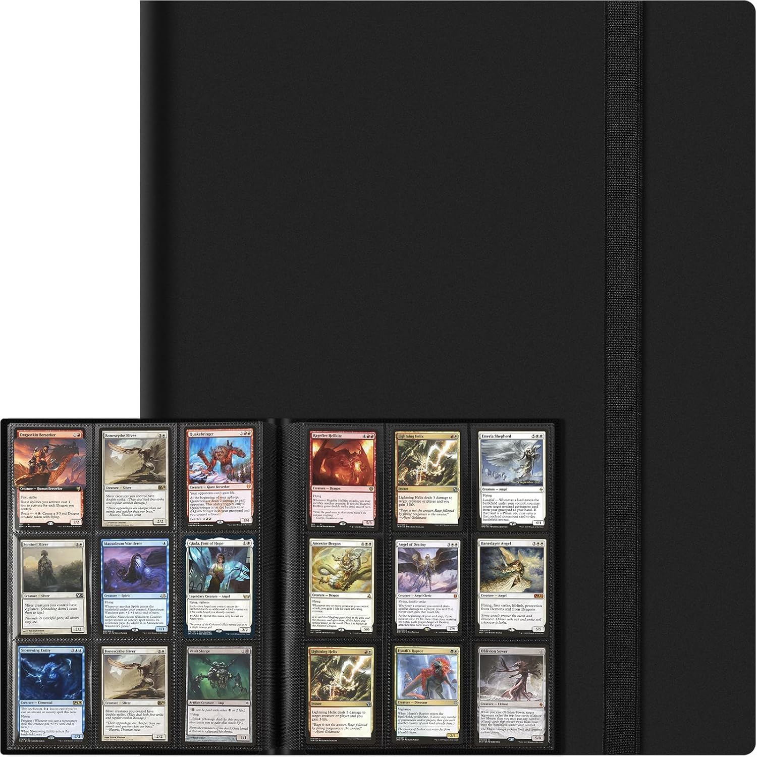 Trading Card Binder, Special 9 Pocket Collectible Trading Card Album, Innovative...