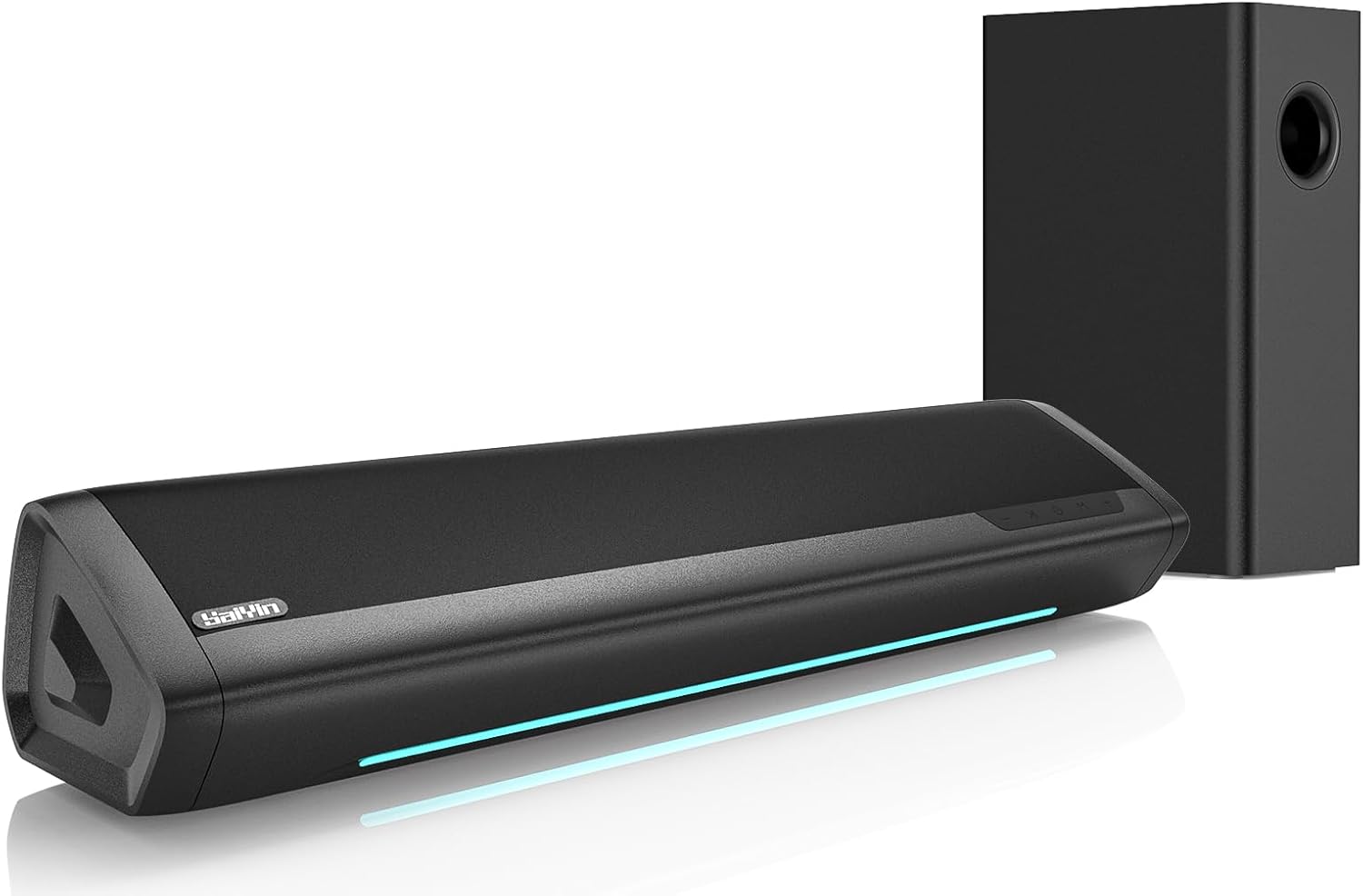 Saiyin Sound Bar with Subwoofer for TV, 17-inch Soundbar, 2.1ch Surround Sound S...