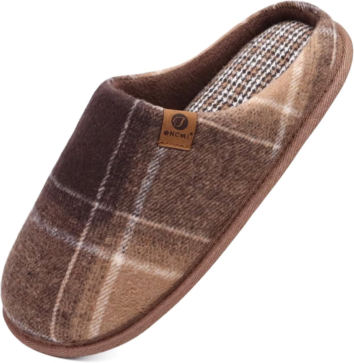 ONCAI Mens Slippers, Special Memory Foam Slippers for Ultimate Comfort, Innovati...