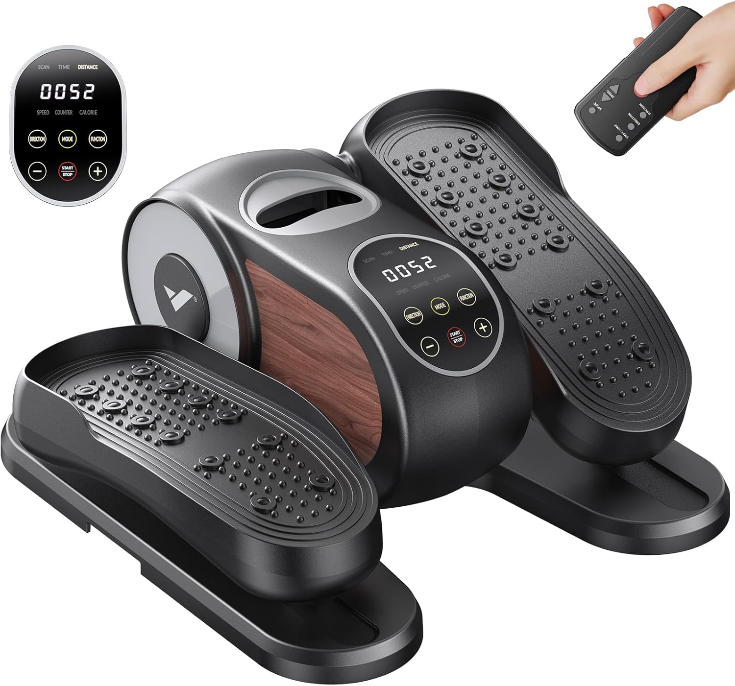 MERACH Under Desk Elliptical Machine, Leg Exercise...