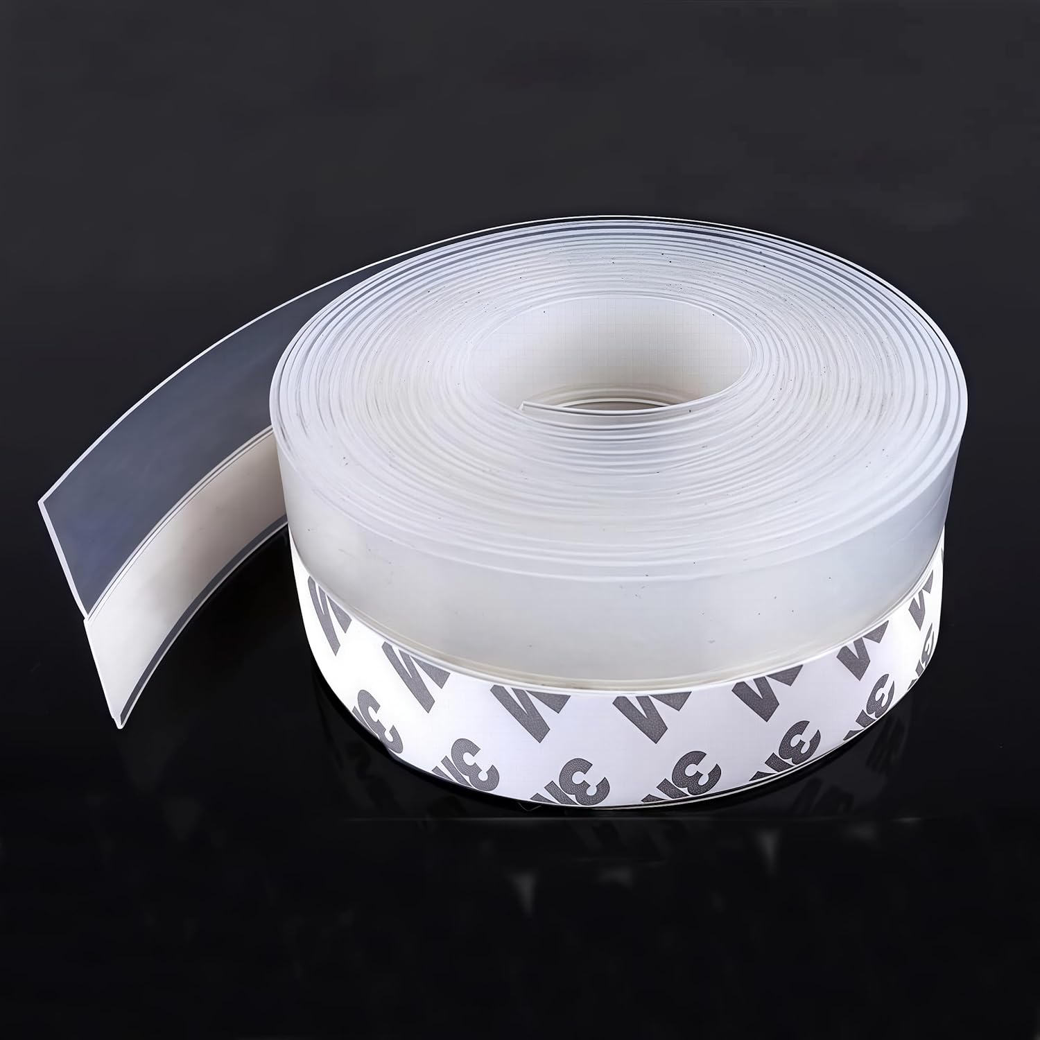 Silicone Seal Door Strip Bottom - 8M/26ft (W: 45MM) Silicone Sealing Sticker Sel...