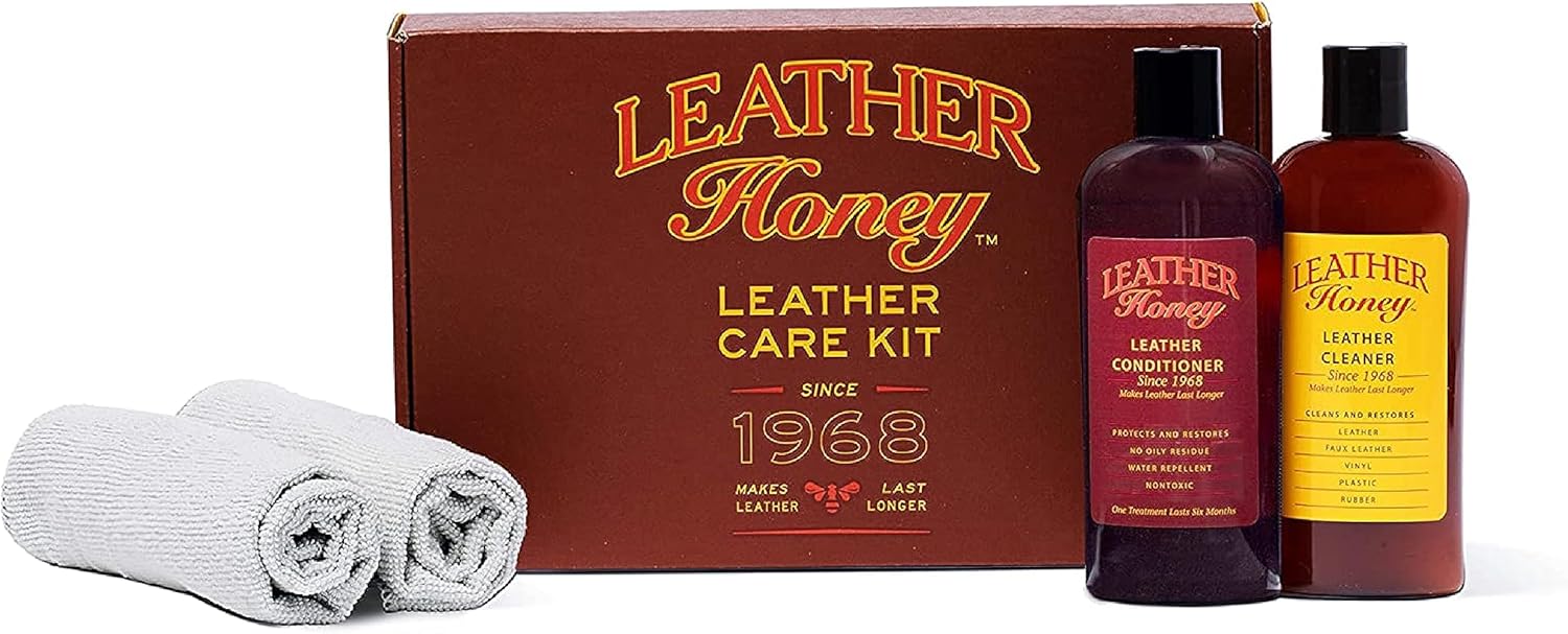High-Quality Leather Honey Complete Leather Care Kit, Special Leather Conditione...