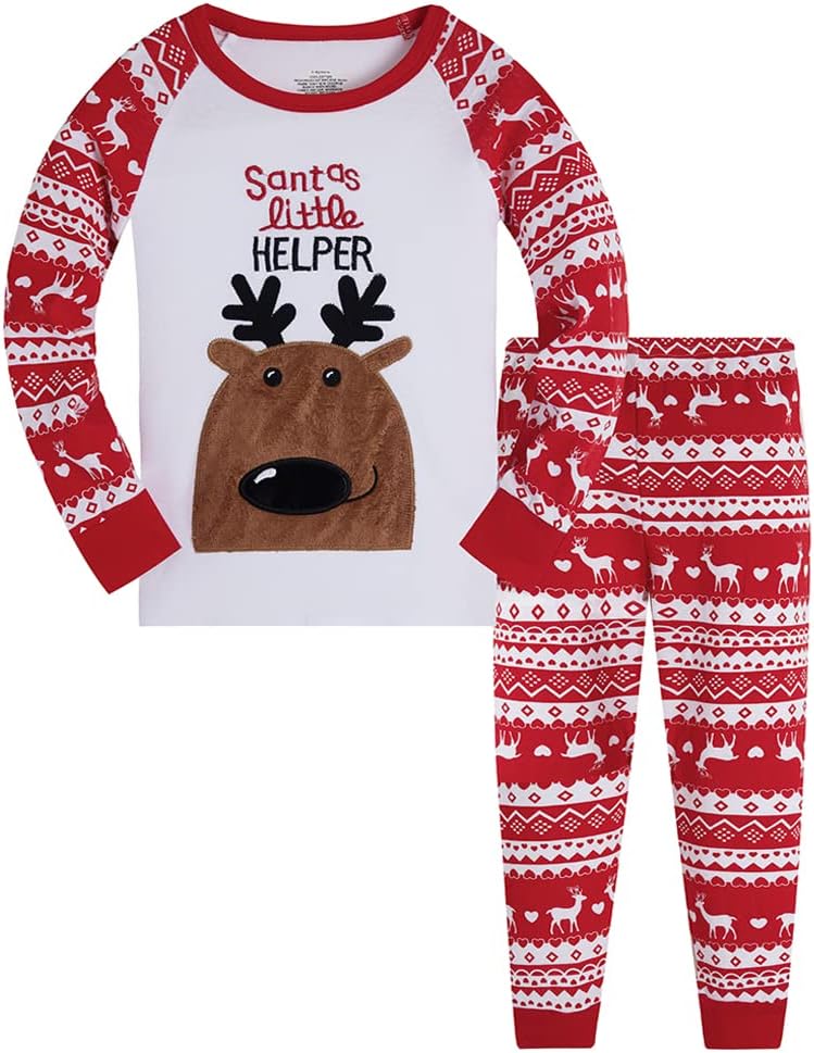 Fun TEDD Christmas Pjs, Special Kids Pyjamas Set, Comfortable Pajamas Cotton for...