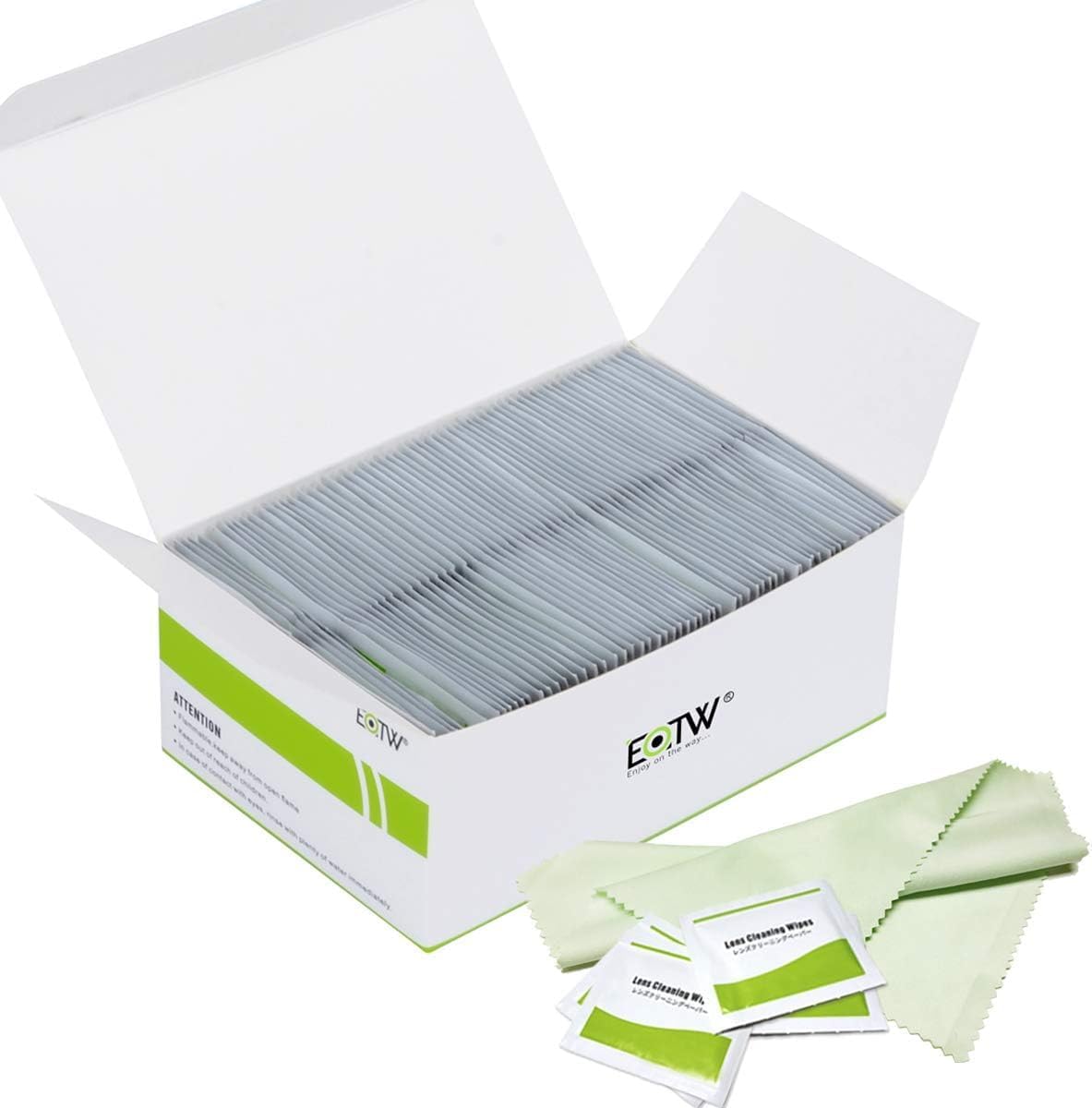 EOTW 120 Lens Cleaning Wipes Individually Wrapped...