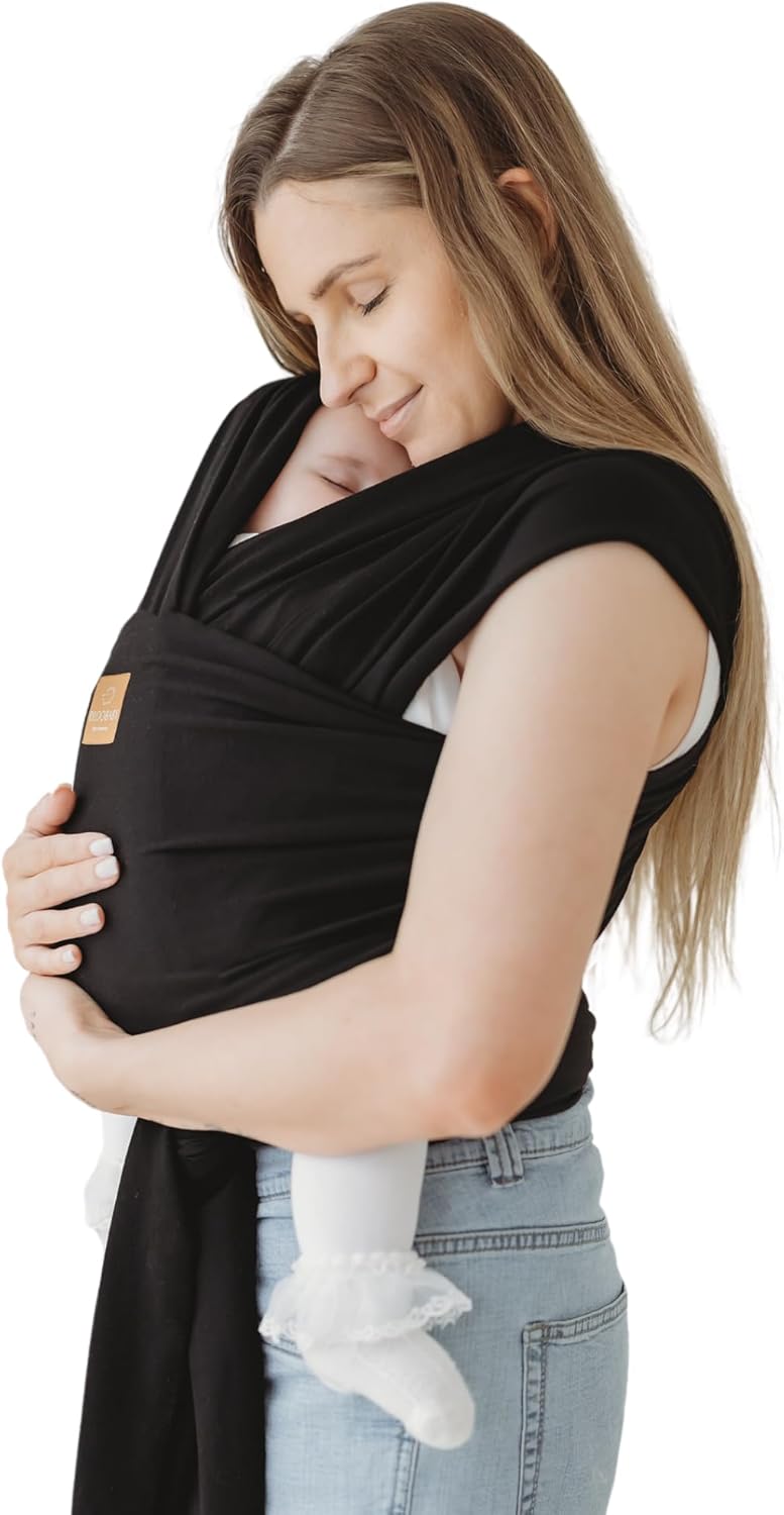 Baby Sling Wrap Newborn to Toddler Carrier, Stretchy Baby Wraps - Baby Sling Saf...