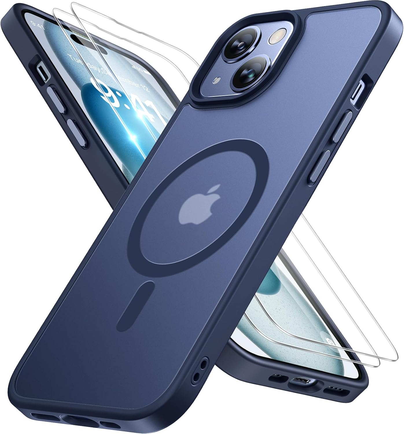 Miracase Magnetic iPhone 15 Case, Special Phone Case for 6.1 Inch iPhone, Compat...