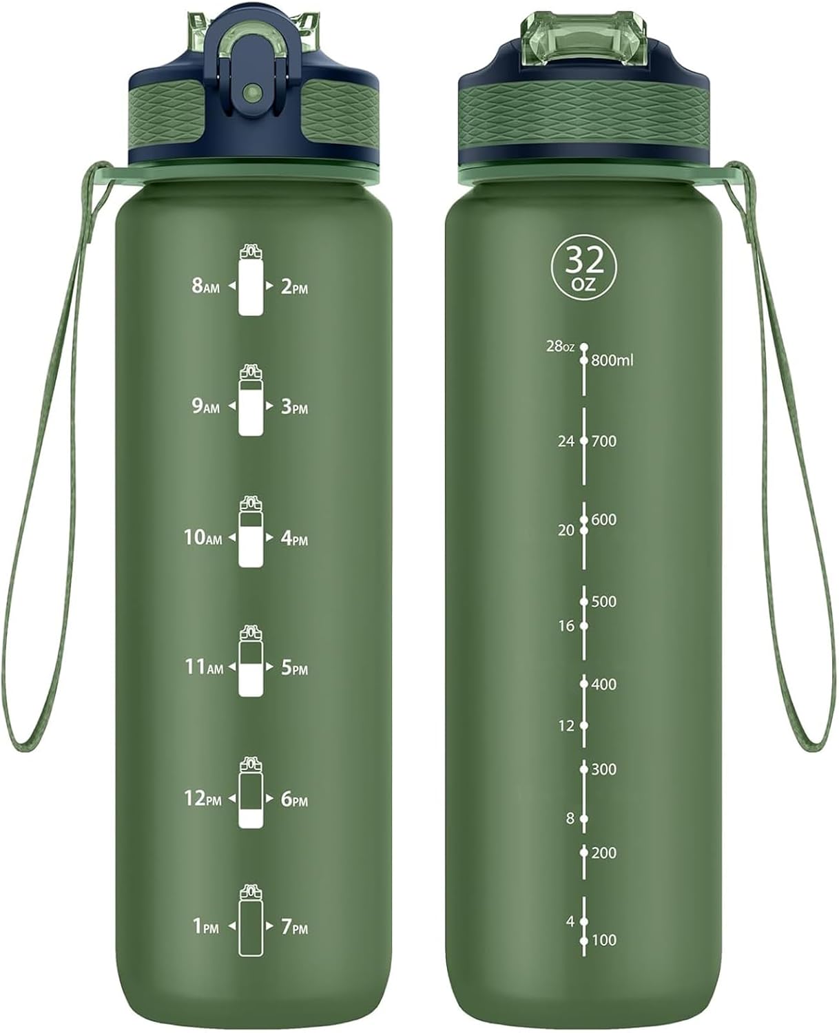 Premium 1L Sports Water Bottle, Special Water Bottle with Straw, High-Quality Tr...