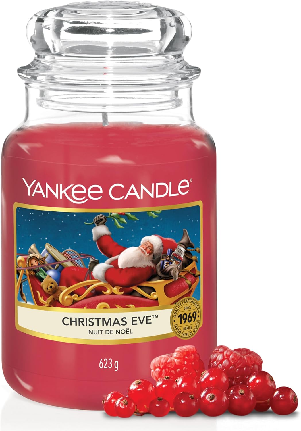 Yankee Candle Scented Candle | Christmas Eve Large Jar Candle | Long Burning Can...