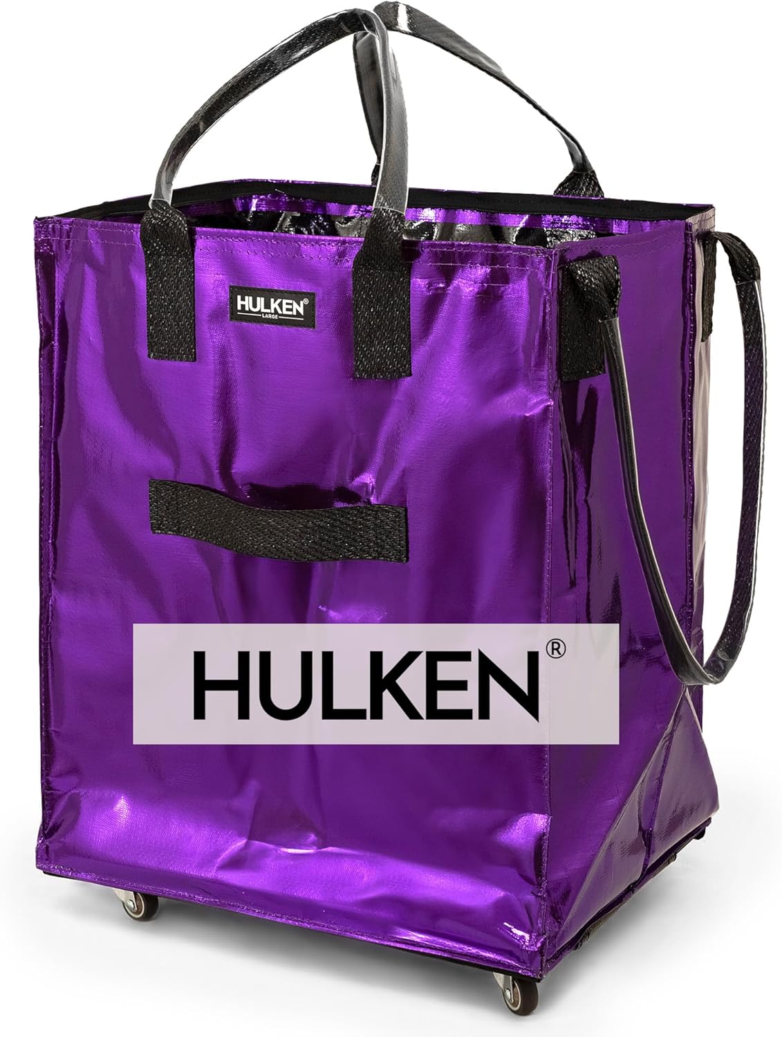 HULKEN Reusable Grocery Bag On Wheels, Innovative Shopping Trolley, Lightweight...